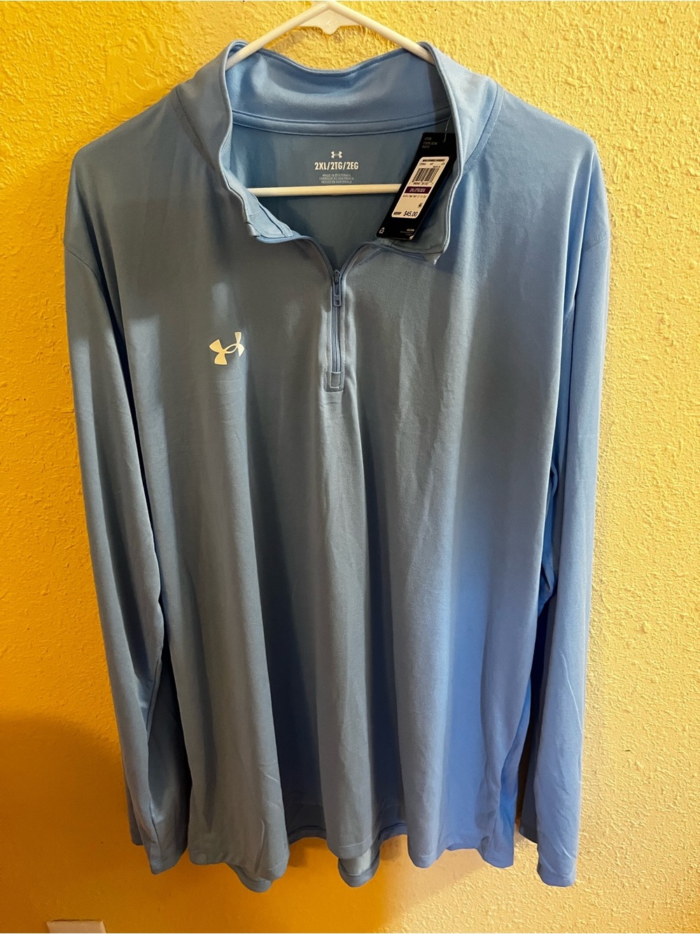 Under armour 1/4 zip long sleeve team tech size 2xl men’s